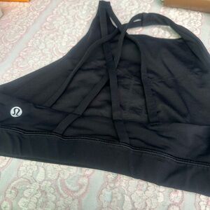 lululemon athletica Black Strappy Sports Bra